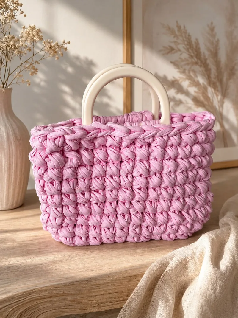 Cabas Rose Dragée
